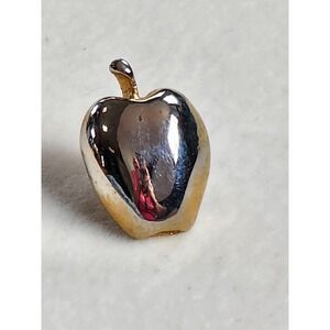 Vintage JUBILEE Signed Gold Plated Apple Pin Brooch Tie Tack FREE $HIPPING!!
